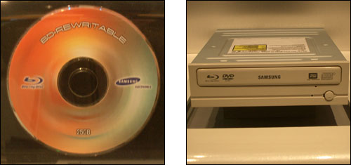 Samsung Blu-ray recorder en disc