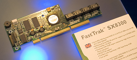 CeBIT 2005: Promise FastTrak SX8300