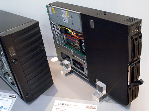 CeBIT 2005: Gigabyte GS-SR275 Opteron server barebone